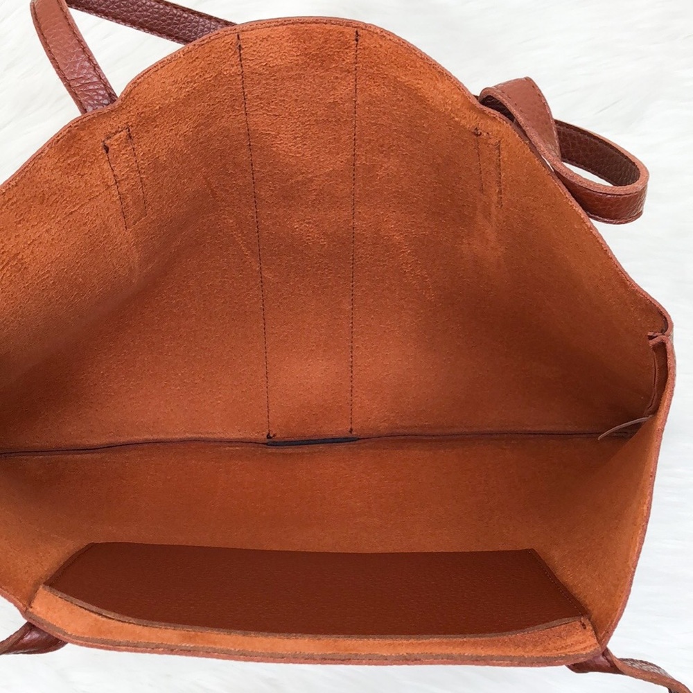Vince Camuto Brown Vegan Luck Tote - Picture 5 of 9